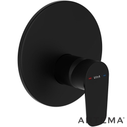 Artema - Artema Flow Soft Ankastre Duş Bataryası, Mat Siyah (V-Box Sıva Üstü Grubu) - A4331836