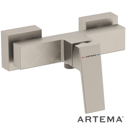 Artema - Artema Minimax Square Duş Bataryası, Fırçalı Nikel - A4352134