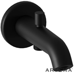 Artema - Artema Minimax Round Çıkış Ucu, El Duşu Çıkışlı, Mat Siyah - A4354236