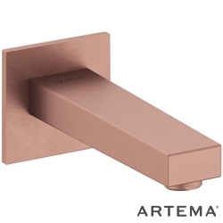 Artema - Artema Minimax Square Çıkış Ucu, Fırçalı Bakır - A4359824