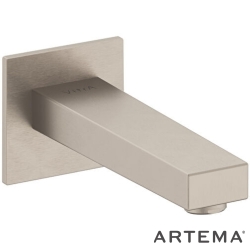 Artema - Artema Minimax Square Çıkış Ucu, Fırçalı Nikel - A4359834