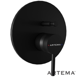Artema - Artema Minimax Round Ankastre Banyo Bataryası, Mat Siyah (V-Box Sıva Üstü Grubu) - A4370836