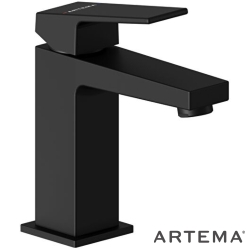 Artema - Artema Minimax Square Lavabo Bataryası, Mat Siyah - A4372036