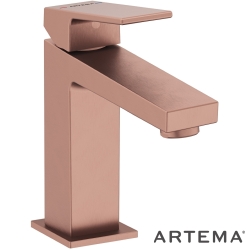 Artema - Artema Minimax Square Yüksek Lavabo Bataryası, Fırçalı Bakır - A4372224