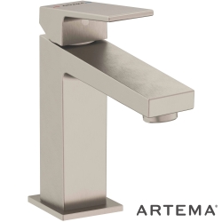 Artema - Artema Minimax Square Yüksek Lavabo Bataryası, Fırçalı Nikel