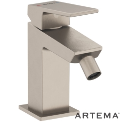Artema - Artema Minimax Square Bide Bataryası, Sifon Kumandalı, Fırçalı Nikel - A4372634