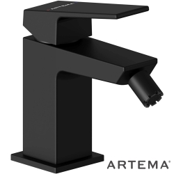 Artema - Artema Minimax Square Bide Bataryası, Sifon Kumandalı, Mat Siyah