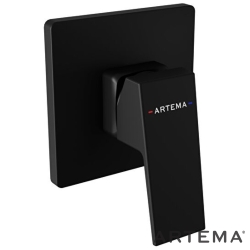 Artema - Artema Minimax Square Ankastre Duş Bataryası, Mat Siyah (Minibox Sıva Üstü Grubu) - A4373336