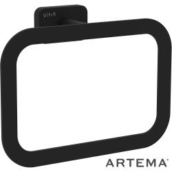 Artema - Artema Flow Halka Havluluk, Mat Siyah