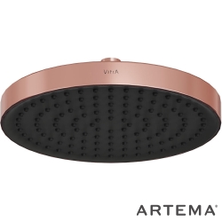 Artema - Artema Core Round Duş Başlığı, 25 cm, Tek Fonksiyonlu, Soft Bakır