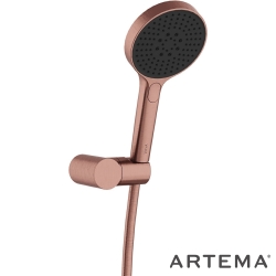 Artema - Artema Core Round 3F El Duşu Takımı, Fırçalı Bakır - A4591424