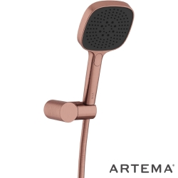 Artema - Artema Core Square 3F El Duşu Takımı, Fırçalı Bakır - A4591524