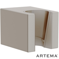 Artema - Artema Kare Sabit El Duş Askısı, Fırçalı Nikel