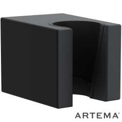 Artema - Artema Kare Sabit El Duş Askısı, Mat Siyah