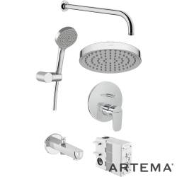 Artema - Artema Flow Round Ankastre Banyo Seti