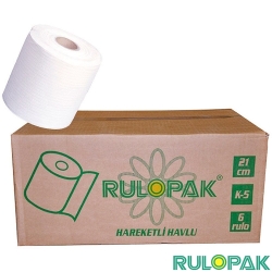 Rulopak - Rulopak Sensörlü Havlu, 21 cm, (1 koli = 6 adet)