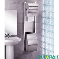 Rulopak - Rulopak Kombine Ankastre Sensörlü Havlu Makinesi, 21 cm, Sıva Altı Montajlı