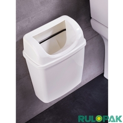 Rulopak - Rulopak Tuvaletler İçin Duvara Monte Çöp Kovası