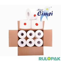 Rulopak - Rulopak Mini Cimri Tuvalet Kağıdı, (1 koli = 12 adet)