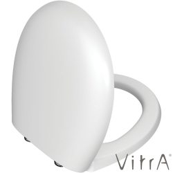 Vitra - Vitra Memoria Klozet Kapağı, Mat Beyaz, Yavaş Kapanır, Kolay Sökülebilir