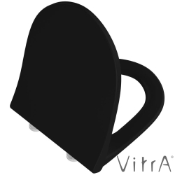 Vitra - Vitra Sento Yavaş Kapanır Klozet Kapağı, Mat Siyah