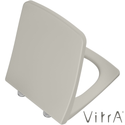 Vitra - Vitra Metropole Slim Klozet Kapağı, Yavaş Kapanır, Mat Bej