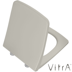 Vitra - Vitra Metropole Slim Klozet Kapağı, Yavaş Kapanır, Kolay Sökülebilir, Mat Bej - 132-422R009