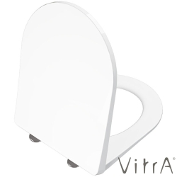 Vitra - Vitra Metropole Round Süper Slim Yavaş Kapanır Klozet Kapağı, Kolay Sökülebilir - 208-003R009