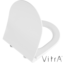 Vitra - Vitra Metropole Round Slim Yavaş Kapanır Klozet Kapağı, Kolay Sökülebilir, Çift Kat Görünümlü