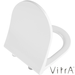 Vitra - Vitra Metropole Round Slim Yavaş Kapanır Klozet Kapağı, Tek Kat Görünümlü
