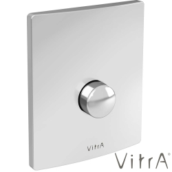 Vitra - Vitra Pisuvar Mekanik Yıkama Seti, Mat Krom (Sıva Altı, Bas Sistemi-Ara Musluksuz)