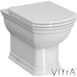 Vitra - Vitra Valarte Duvara Tam Dayalı Yerden Tek Klozet, 56 cm