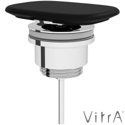 Vitra - Vitra Metropole Dikdörtgen Seramik Lavabo Süzgeci, Mat Siyah