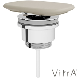 Vitra - Vitra Metropole Dikdörtgen Seramik Lavabo Süzgeci (Bas-Aç), Mat Bej