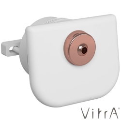 Vitra - Vitra Plural Rim-ex Klozet Rozeti (Bakır Taharet Setli, Mat Beyaz)