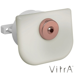 Vitra - Vitra Plural Rim-ex Klozet Rozeti (Bakır Taharet Setli, Mat Bej)