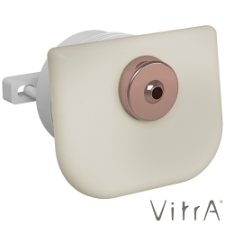 Vitra - Vitra Plural Rim-ex Klozet Rozeti (Bakır Taharet Setli, Mat Kum Beji)