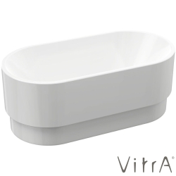 Vitra - Vitra 4 Life New Cocoon 160x80 Oval Aqua Maxi, Tek Lambalı Hidromasajlı Küvet