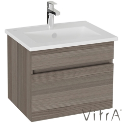 Vitra - Vitra Mia Plus Square Tek Çekmeceli Lavabo Dolabı, 60 cm, Cordoba - 69790