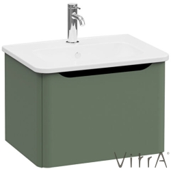 Vitra - Vitra Integra Round Tek Çekmeceli Lavabo Dolabı, Ayaksız, 60 cm, Mat Yeşil - 69902