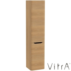 Vitra - Vitra Integra Round Çift Kapaklı Çamaşır Sepetli Boy Dolabı, Altın Meşe (Sol) - 70080