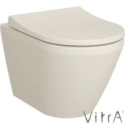 Vitra - VitrA Integra Round Rim-ex Kanalsız Asma Klozet, 55 cm, Mat Kum Beji