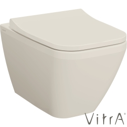 Vitra - VitrA Integra Square Rim-ex Kanalsız Asma Klozet, Gizli Montaj, Mat Kum Beji