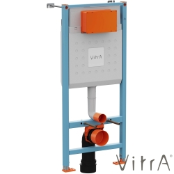 Vitra - VitrA Gömme Rezervuar Duvar Önü Alçıpan Uygulamalı Set, İnce, 2,5/4 Litre, 12 cm