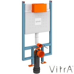 Vitra - Vitra Gömme Rezervuar Duvar Önü Alçıpan Uygulamalı Set, 8 cm, 3/6 Litre