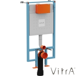 Vitra - Vitra Gömme Rezervuar Duvar Önü Alçıpan Uygulamalı Set, İnce, 3/6 Litre