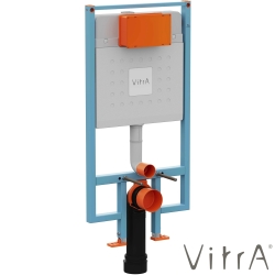 Vitra - VitrA Gömme Rezervuar Duvar Önü Alçıpan Uygulamalı Set, İnce, 3/6 Litre