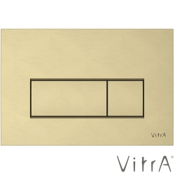 Vitra - Vitra Root Square Kumanda Paneli, Fırçalı Altın
