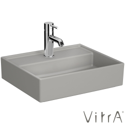 Vitra - Vitra ArchiPlan Dar Lavabo, 45x38 cm, Mat Taş Gri, VitraClean