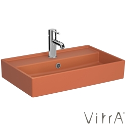 Vitra - Vitra ArchiPlan Dar Lavabo, 60x38 cm, Mat Terra Rosa, VitraClean